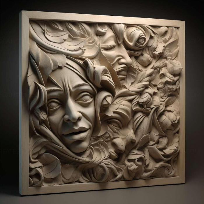 نموذج ثلاثي الأبعاد لآلة CNC 3D Art 